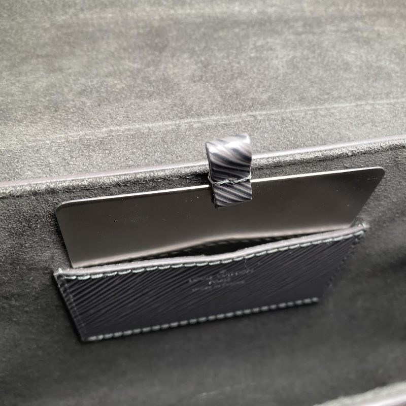 LOUIS VUITTON Epi Twist MM Grey - Logoexplore - Image 9