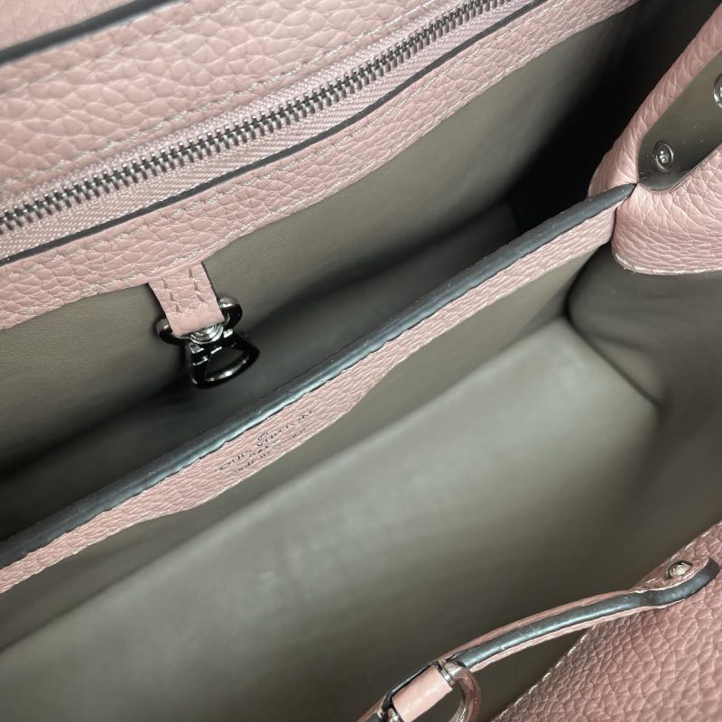 LOUIS VUITTON Capucines MM Taurillon Leather Pink - Logoexplore - Image 7