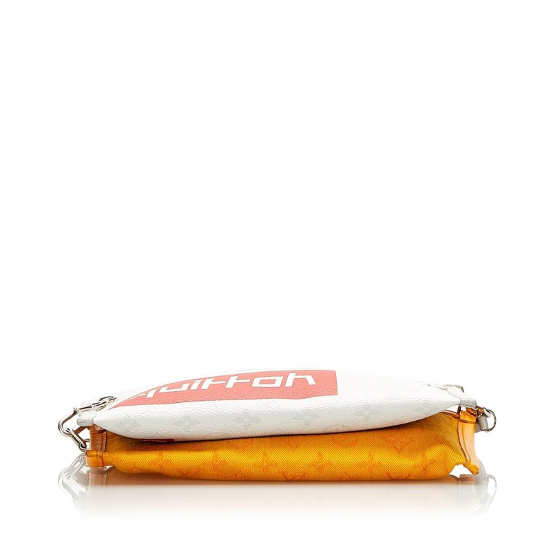 Louis Vuitton Double Flat Messenger Bag Monogram Antarctica - Logoexplore - Image 4