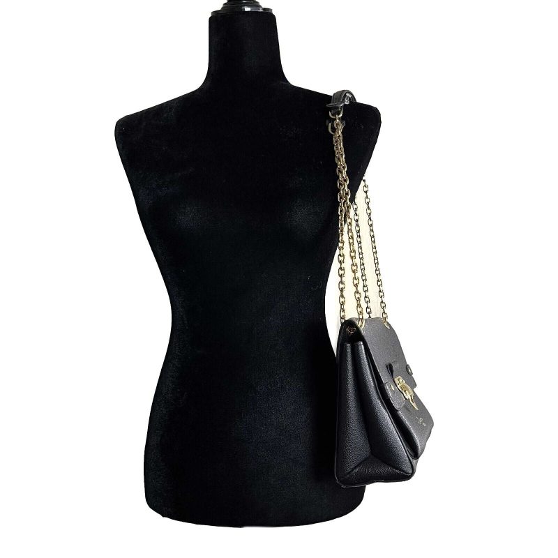 LOUIS VUITTON Excellent Monogram Empreinte Vavin PM Black Handbag - Logoexplore - Image 7