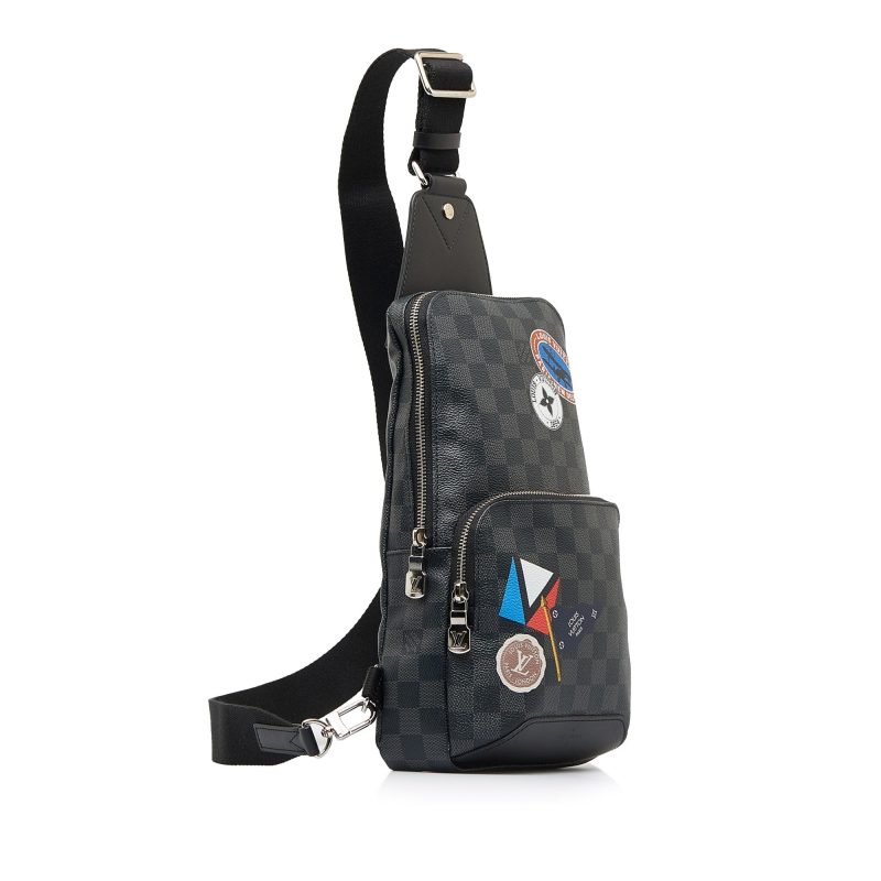 LOUIS VUITTON Damier Graphite LV League Avenue Sling Backpack - Logoexplore - Image 2