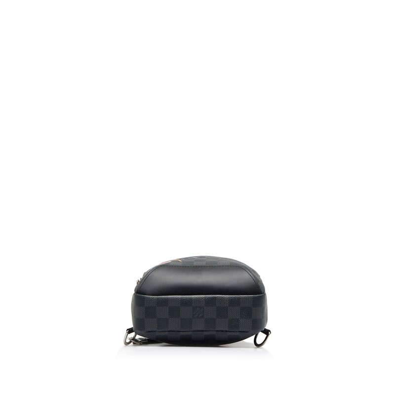 LOUIS VUITTON Damier Graphite LV League Avenue Sling Backpack - Logoexplore - Image 4