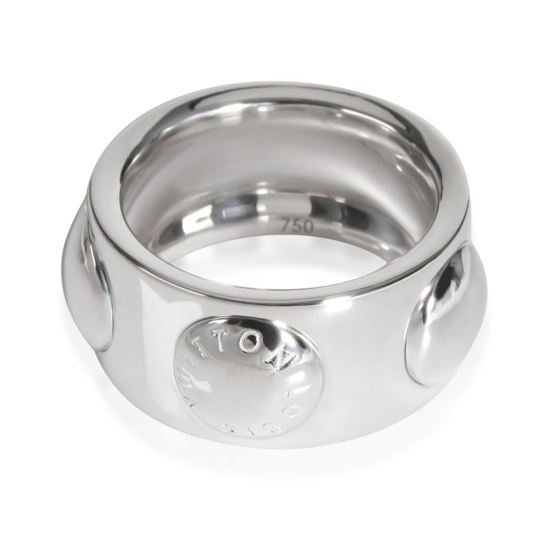 LOUIS VUITTON Empreinte 10 mm Band in 18K White Gold - Logoexplore