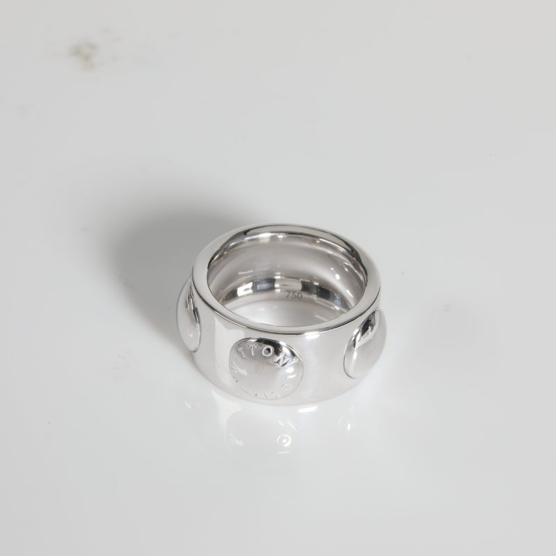 LOUIS VUITTON Empreinte 10 mm Band in 18K White Gold - Logoexplore - Image 5