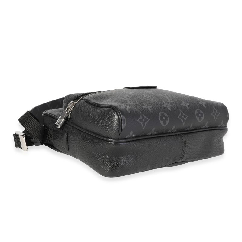 LOUIS VUITTON Black Taigarama & Monogram Eclipse Canvas Outdoor Messenger - Logoexplore - Image 6
