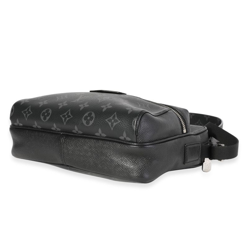 LOUIS VUITTON Black Taigarama & Monogram Eclipse Canvas Outdoor Messenger - Logoexplore - Image 5
