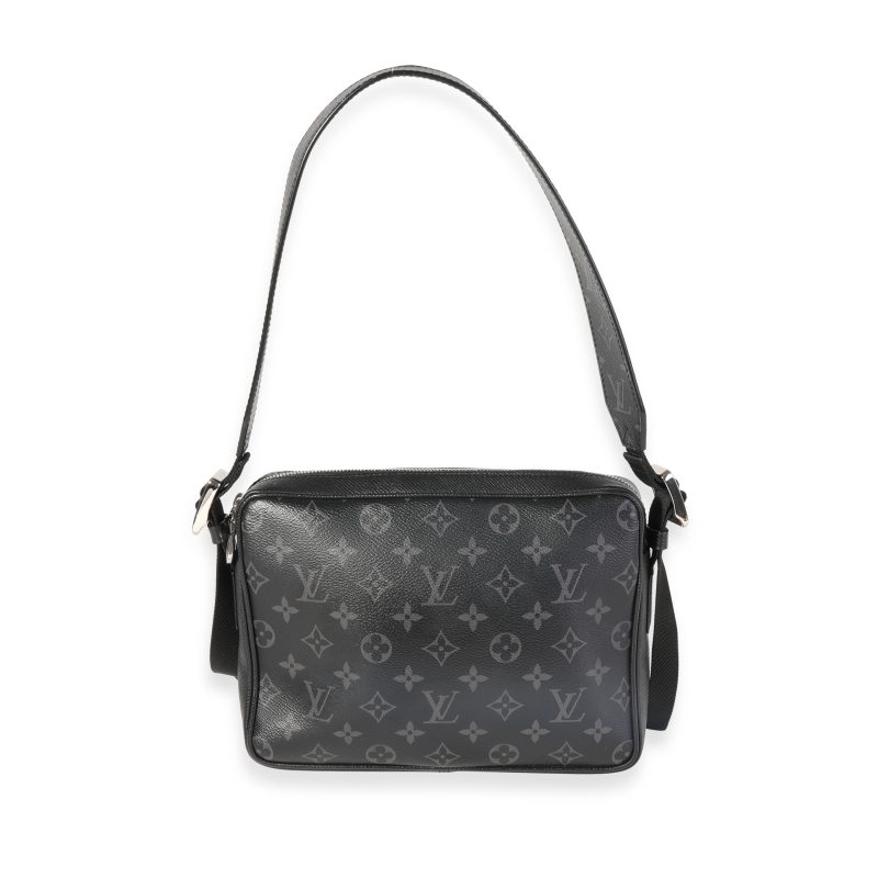 LOUIS VUITTON Black Taigarama & Monogram Eclipse Canvas Outdoor Messenger - Logoexplore - Image 2