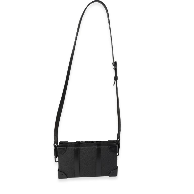 LOUIS VUITTON Black Monogram Embossed Taurillon Leather Soft Trunk Wallet - Logoexplore - Image 2