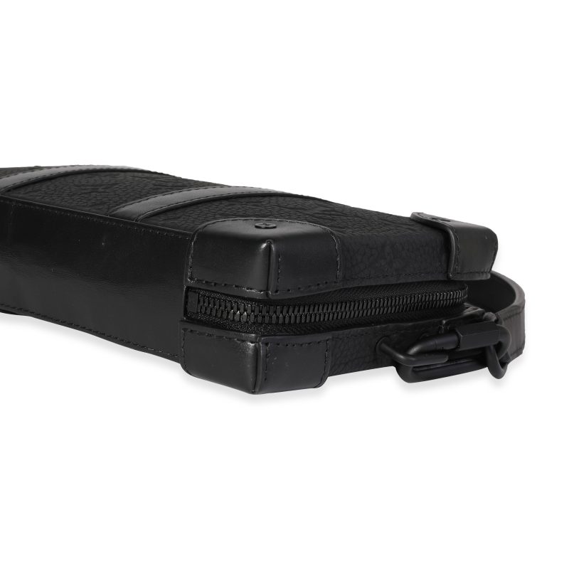 LOUIS VUITTON Black Monogram Embossed Taurillon Leather Soft Trunk Wallet - Logoexplore - Image 6