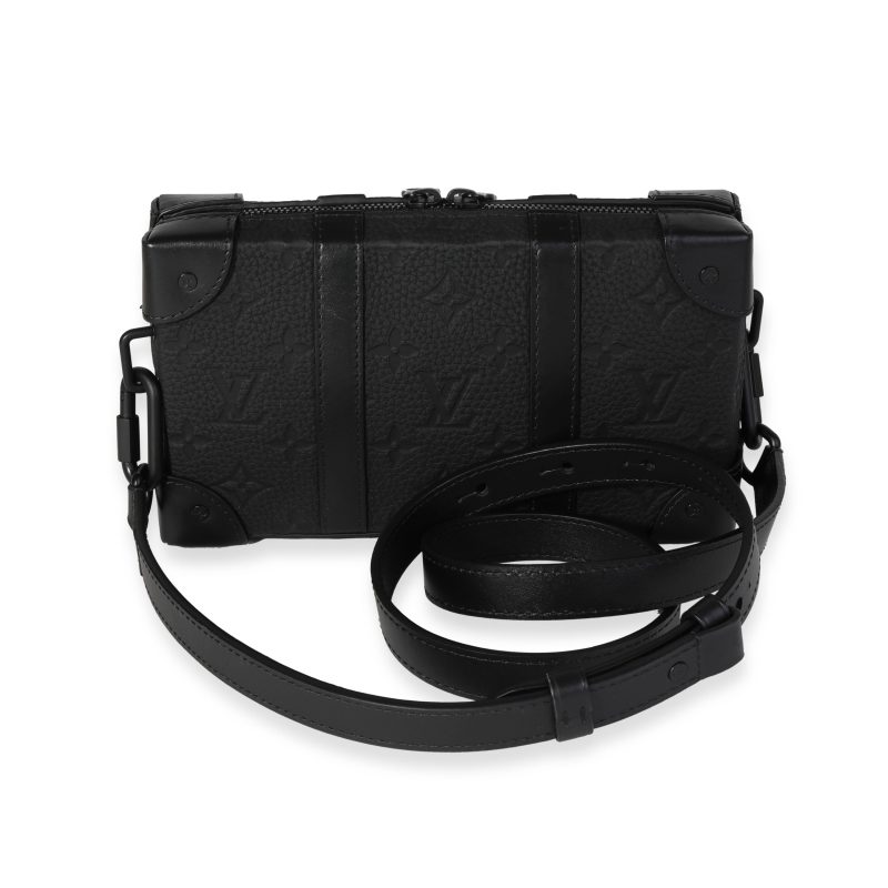 LOUIS VUITTON Black Monogram Embossed Taurillon Leather Soft Trunk Wallet - Logoexplore - Image 3