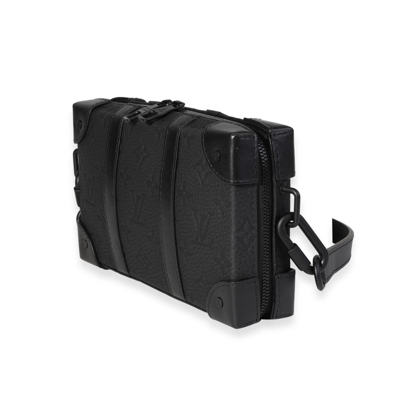 LOUIS VUITTON Black Monogram Embossed Taurillon Leather Soft Trunk Wallet - Logoexplore - Image 4