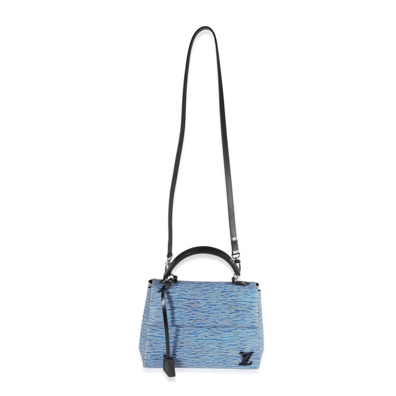 Louis Vuitton Blue Epi Denim Cluny BB - Logoexplore - Image 4