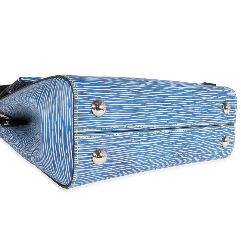 Louis Vuitton Blue Epi Denim Cluny BB - Logoexplore - Image 6