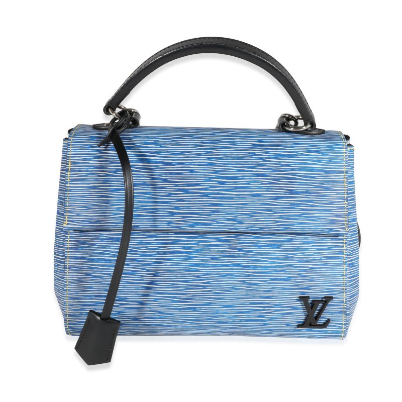 Louis Vuitton Blue Epi Denim Cluny BB - Logoexplore