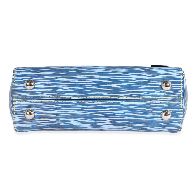 Louis Vuitton Blue Epi Denim Cluny BB - Logoexplore - Image 5
