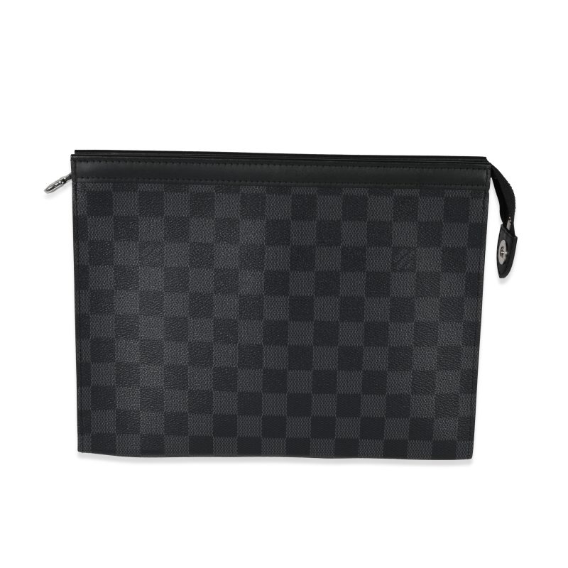 LOUIS VUITTON Damier Graphite Canvas Pochette Voyage MM - Logoexplore
