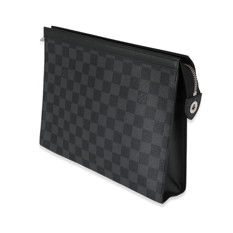 LOUIS VUITTON Damier Graphite Canvas Pochette Voyage MM - Logoexplore - Image 3