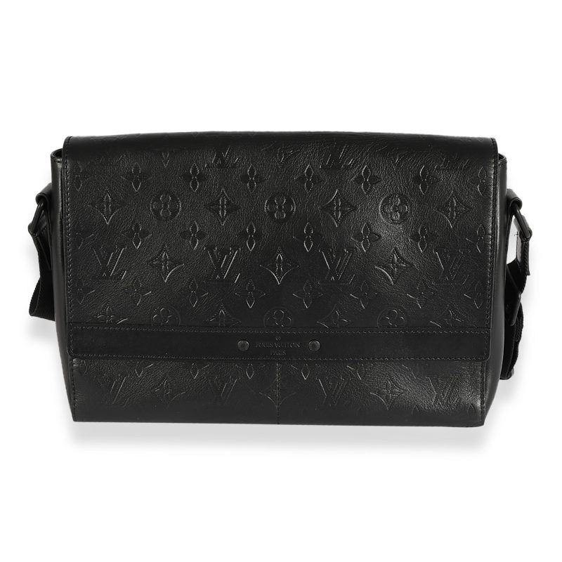 LOUIS VUITTON Black Monogram Shadow Sprinter Messenger - Logoexplore