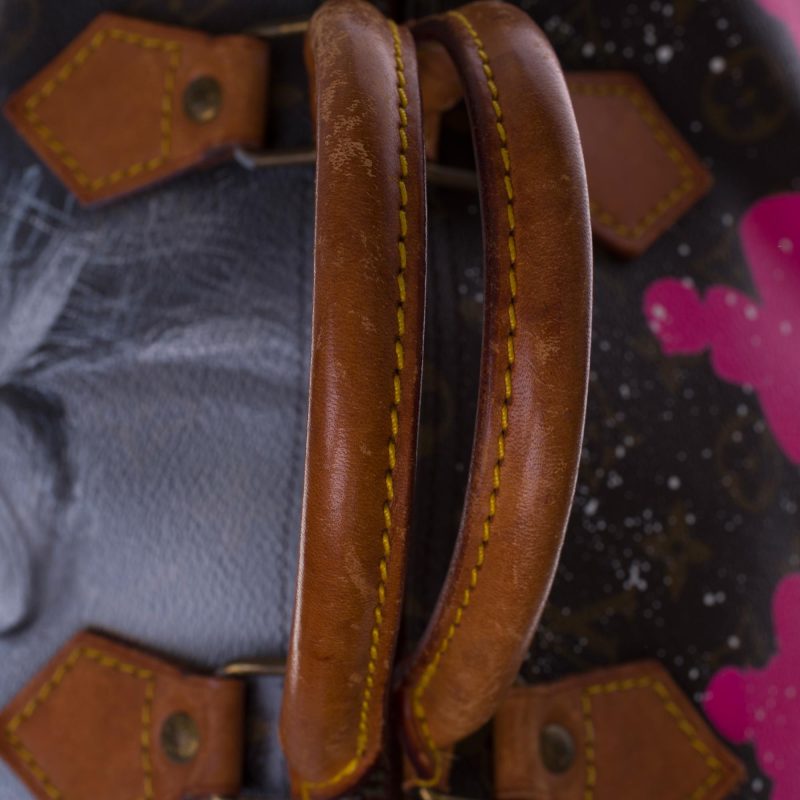 LOUIS VUITTON Customized Speedy 35 "Marilyn Monroe" handbag in Monogram canvas - Logoexplore - Image 8