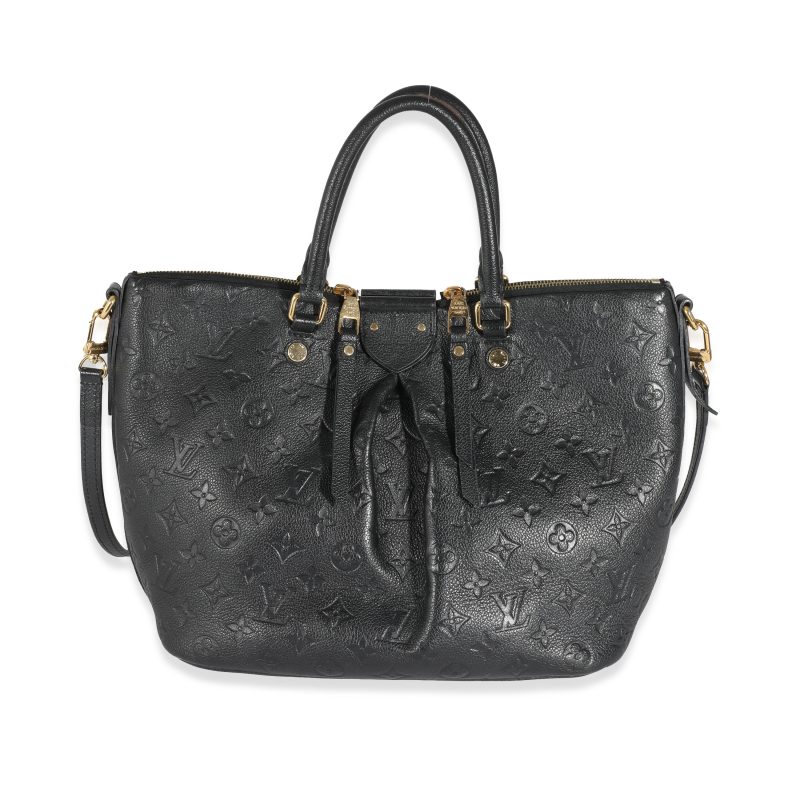 Louis Vuitton Black Empreinte Mazarine MM - Logoexplore