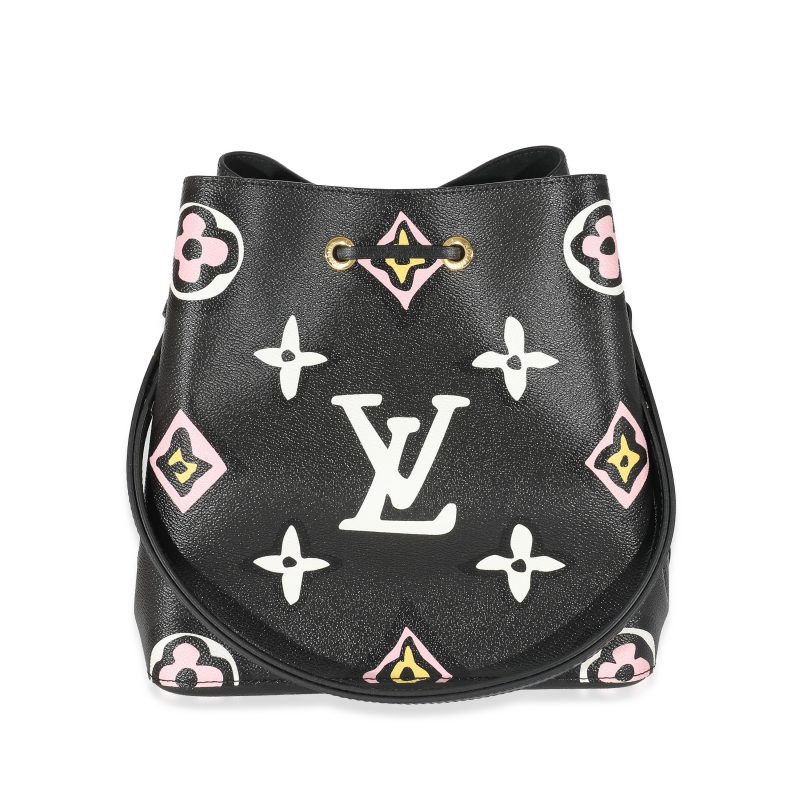 Louis Vuitton Black Monogram Giant Wild At Heart Canvas NéoNoé MM - Logoexplore - Image 3