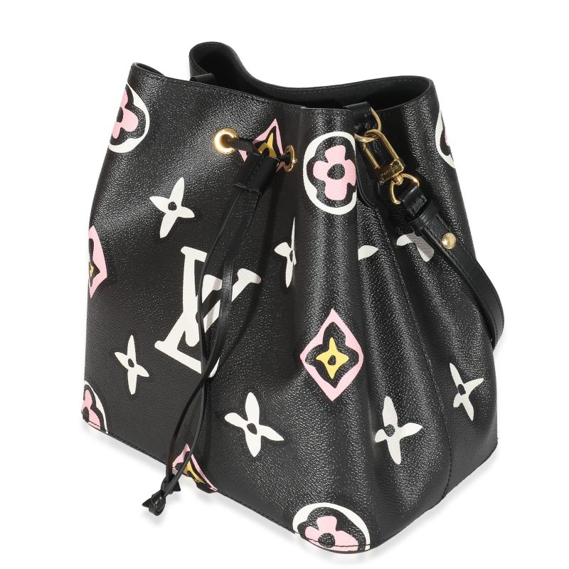 Louis Vuitton Black Monogram Giant Wild At Heart Canvas NéoNoé MM - Logoexplore - Image 2