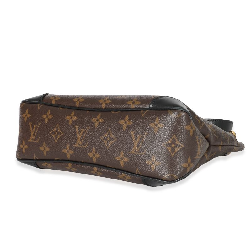 Louis Vuitton Black Leather Monogram Canvas Odeon PM - Logoexplore - Image 6
