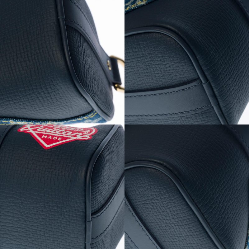 LOUIS VUITTON BRAND NEW-Limited edition keepall XS strap in blue denim by Nigo - Logoexplore - Image 10