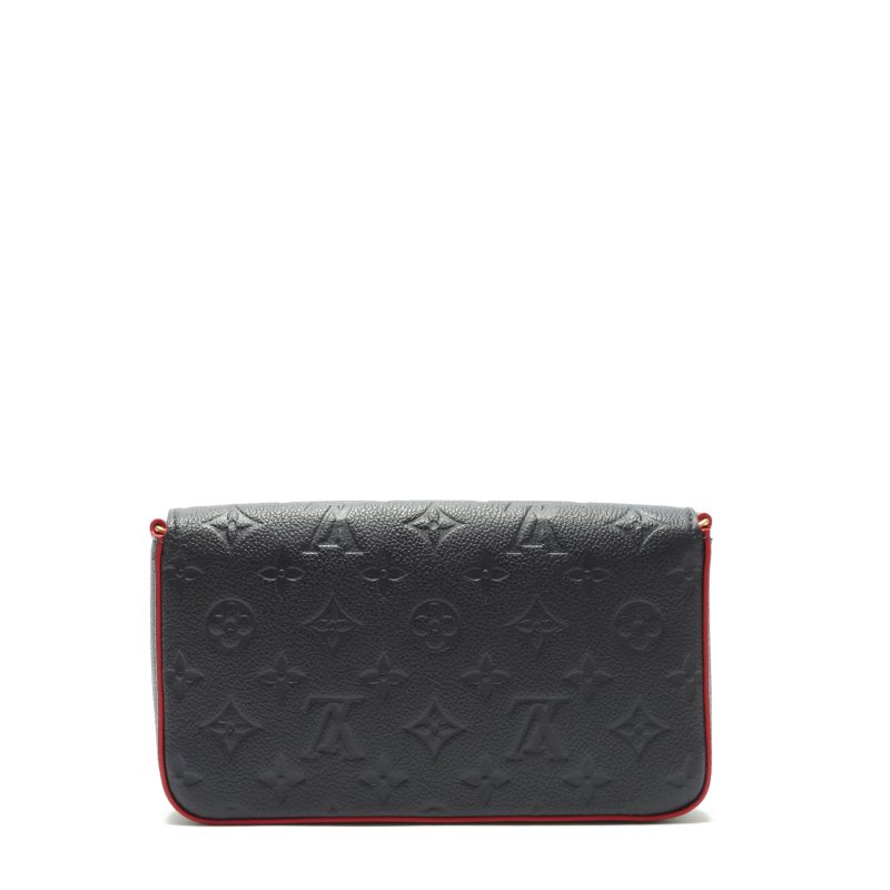 LOUIS VUITTON Felicie Pochette Navy Empreinte (3pc) - Logoexplore - Image 4