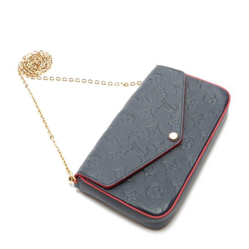 LOUIS VUITTON Felicie Pochette Navy Empreinte (3pc) - Logoexplore - Image 10