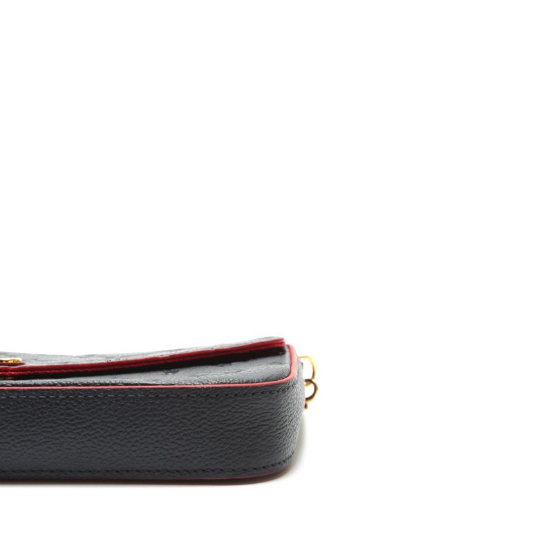 LOUIS VUITTON Felicie Pochette Navy Empreinte (3pc) - Logoexplore - Image 9