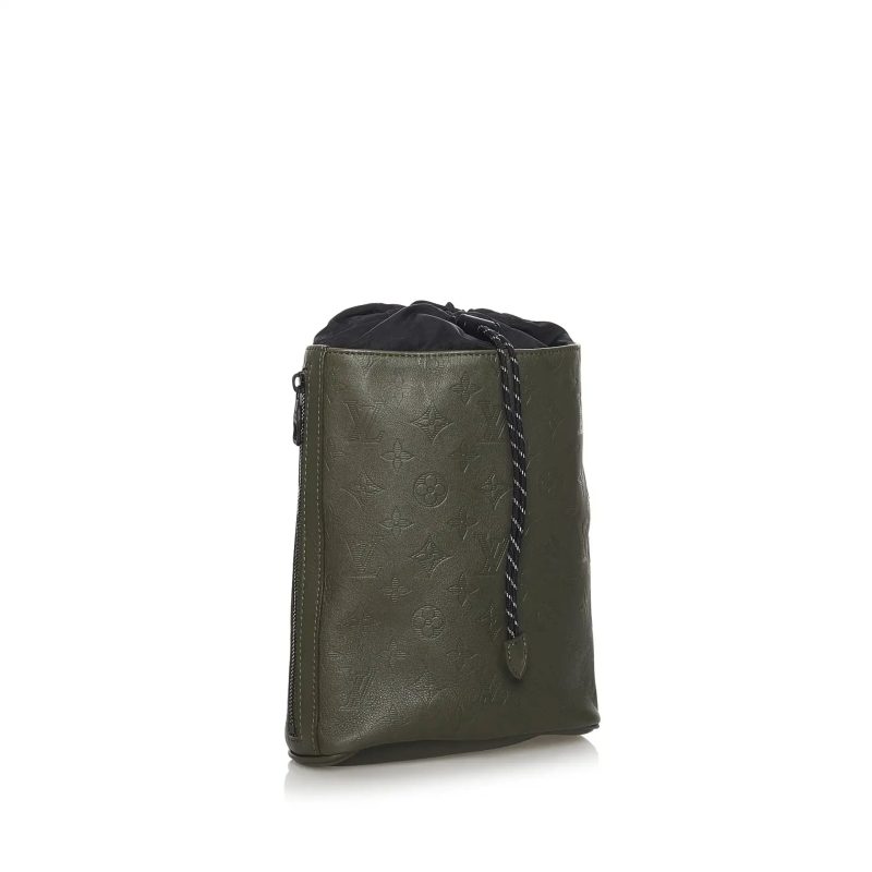 Louis Vuitton Chalk Sling Bag Green Monogram Leather - Logoexplore - Image 3