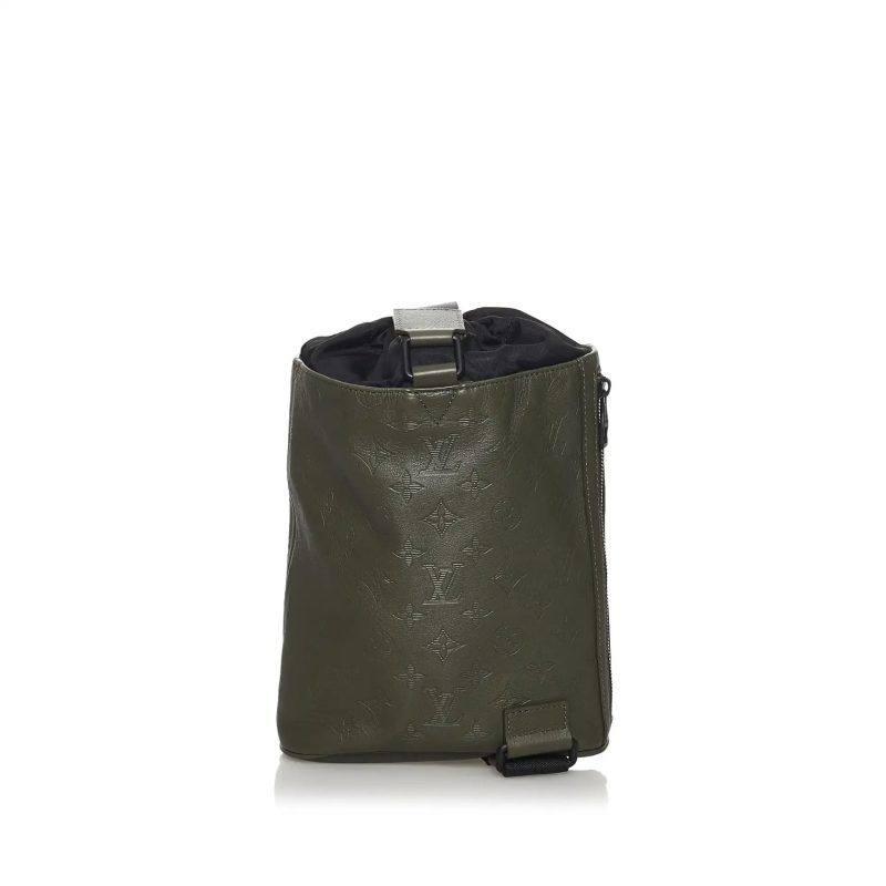 Louis Vuitton Chalk Sling Bag Green Monogram Leather - Logoexplore - Image 4
