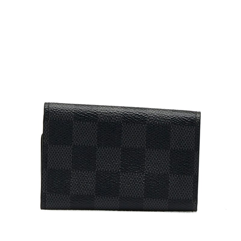 LOUIS VUITTON Damier Graphite 6 Key Holder - Logoexplore - Image 3