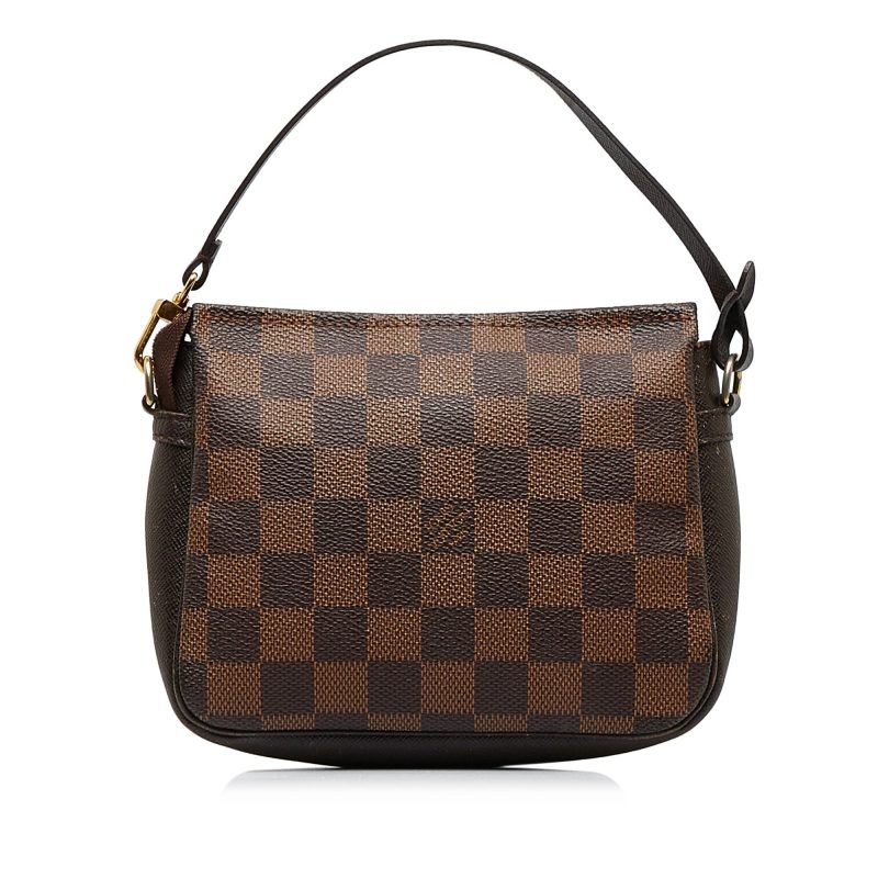 LOUIS VUITTON Damier Ebene Pochette Trousse Handbag - Logoexplore - Image 3