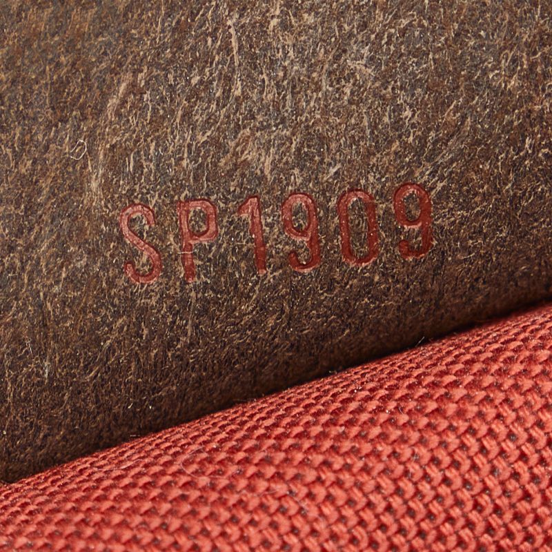 LOUIS VUITTON Damier Ebene Pochette Trousse Handbag - Logoexplore - Image 7