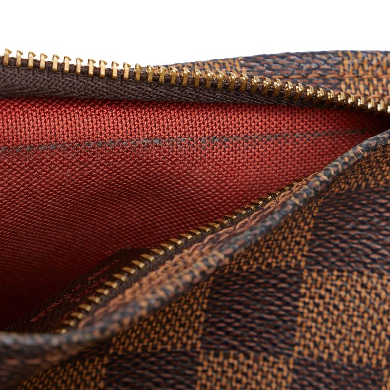 LOUIS VUITTON Damier Ebene Pochette Trousse Handbag - Logoexplore - Image 9