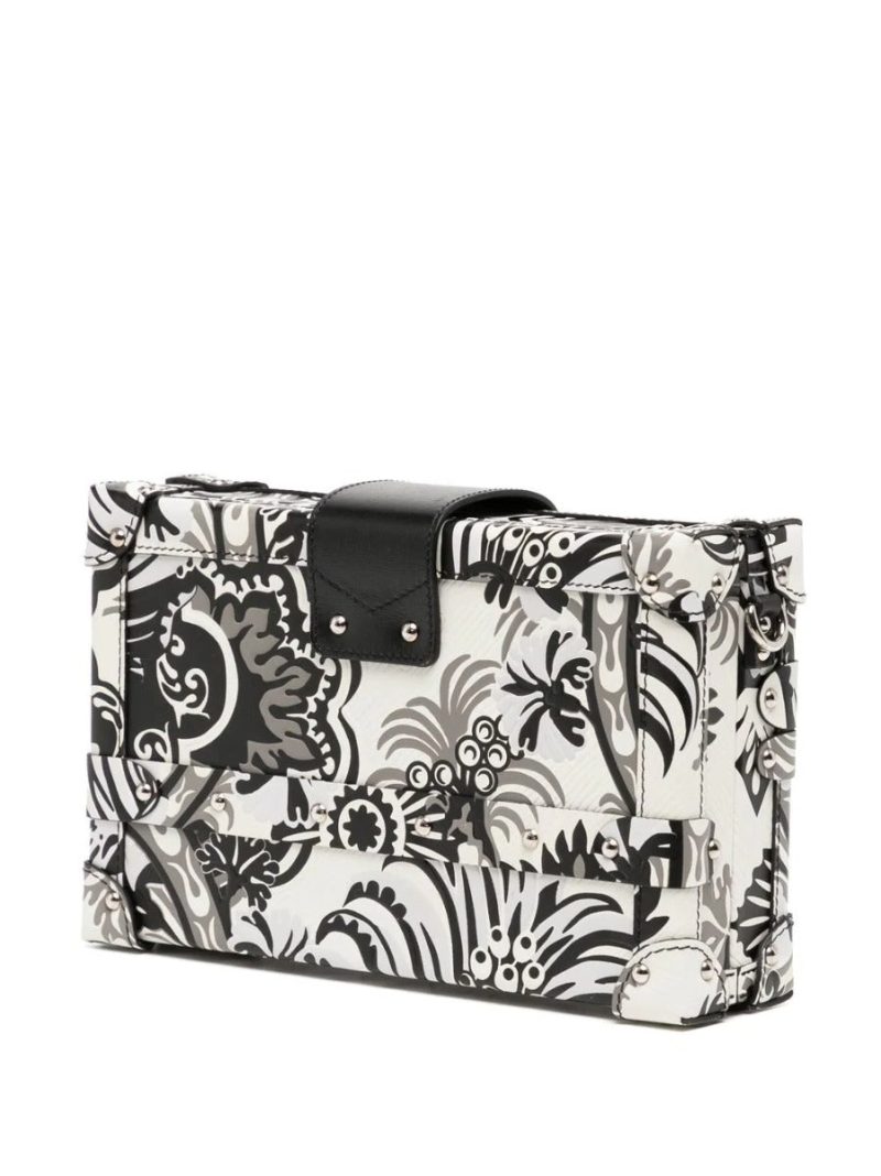 LOUIS VUITTON Floral Print Petite Malle Bag - Logoexplore - Image 5