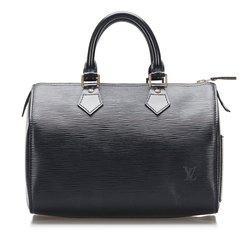LOUIS VUITTON Epi Speedy 25 Black - Logoexplore