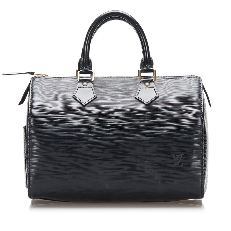 LOUIS VUITTON Epi Speedy 25 Black - Logoexplore - Image 6