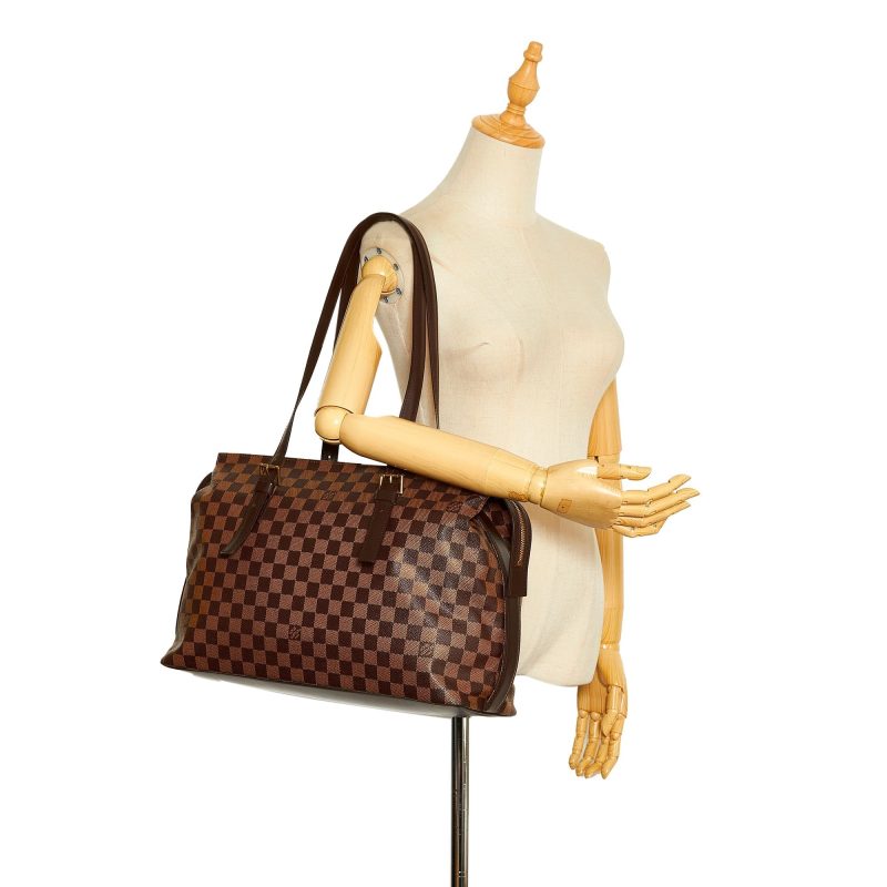 LOUIS VUITTON Damier Ebene Chelsea Shoulder Bag - Logoexplore - Image 10