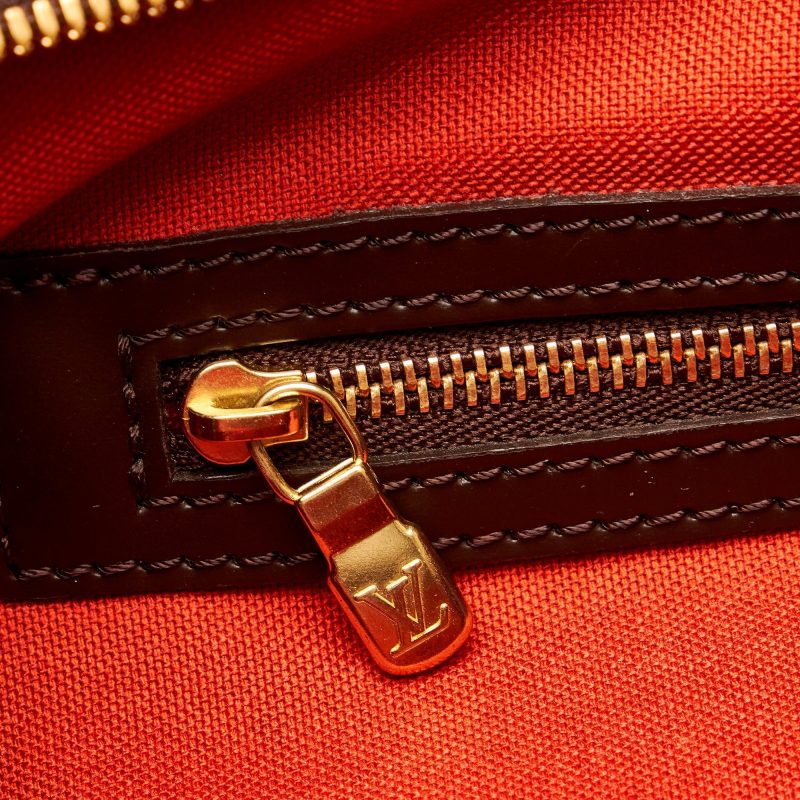 LOUIS VUITTON Damier Ebene Chelsea Shoulder Bag - Logoexplore - Image 8