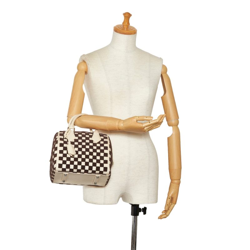 LOUIS VUITTON Damier Cubic Speedy Cube PM Handbag - Logoexplore - Image 10