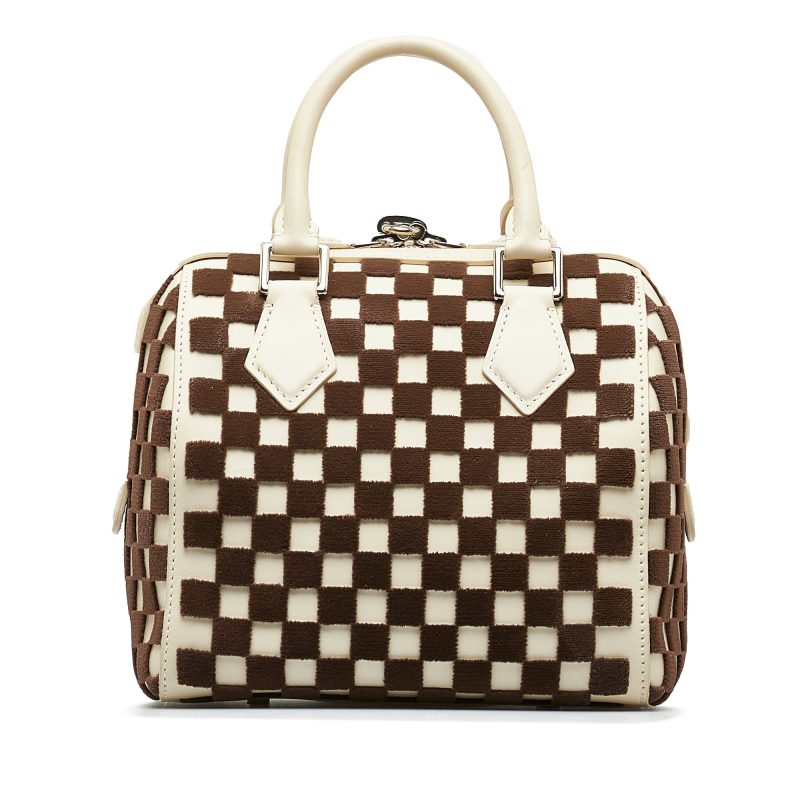 LOUIS VUITTON Damier Cubic Speedy Cube PM Handbag - Logoexplore - Image 3