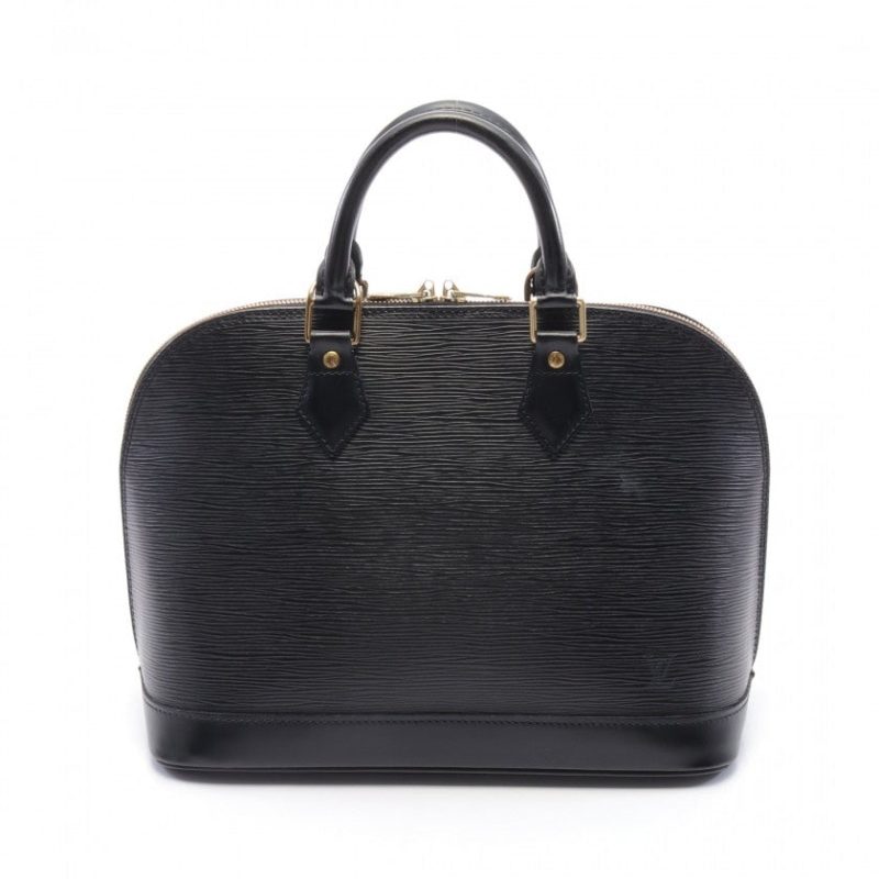 Louis Vuitton Epi Leather Alma Handbag,Black - Logoexplore