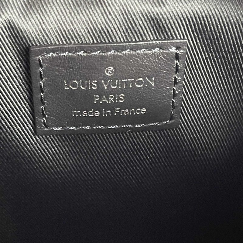 LOUIS VUITTON Excellent Reverse Monogram Eclipse Keepall XS Black Crossbody Bag - Logoexplore - Image 4