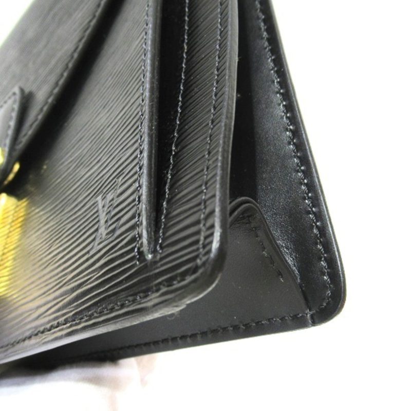 LOUIS VUITTON Epi Serie Dragonne Noir M52762 Bag Clutch Men's - Logoexplore - Image 8