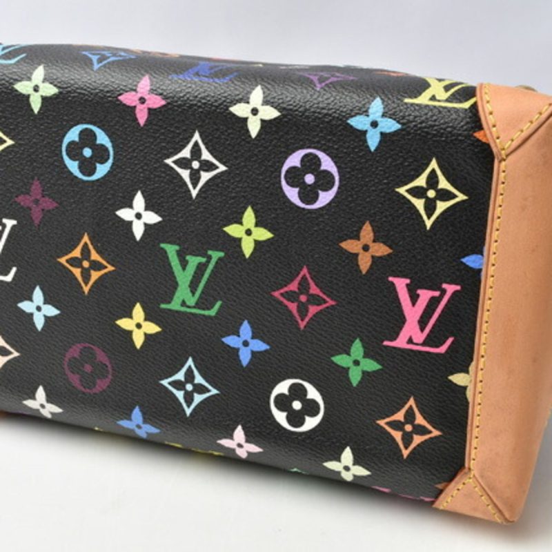 Louis Vuitton Handbag LOUIS VUITTON Audra Monogram Multicolor Noir / Black M40048 - Logoexplore - Image 4