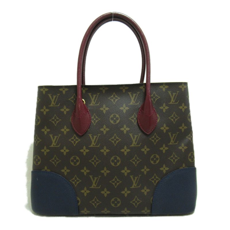 LOUIS VUITTON Flandrin Brown navy mauve Monogram PVC coated canvas M43169 - Logoexplore - Image 2