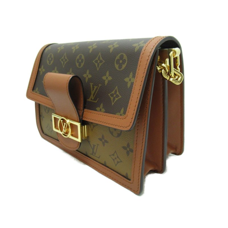 LOUIS VUITTON Daufine MM Shoulder Bag Brown Monogram Reverse PVC coated canvas M45958 - Logoexplore - Image 2